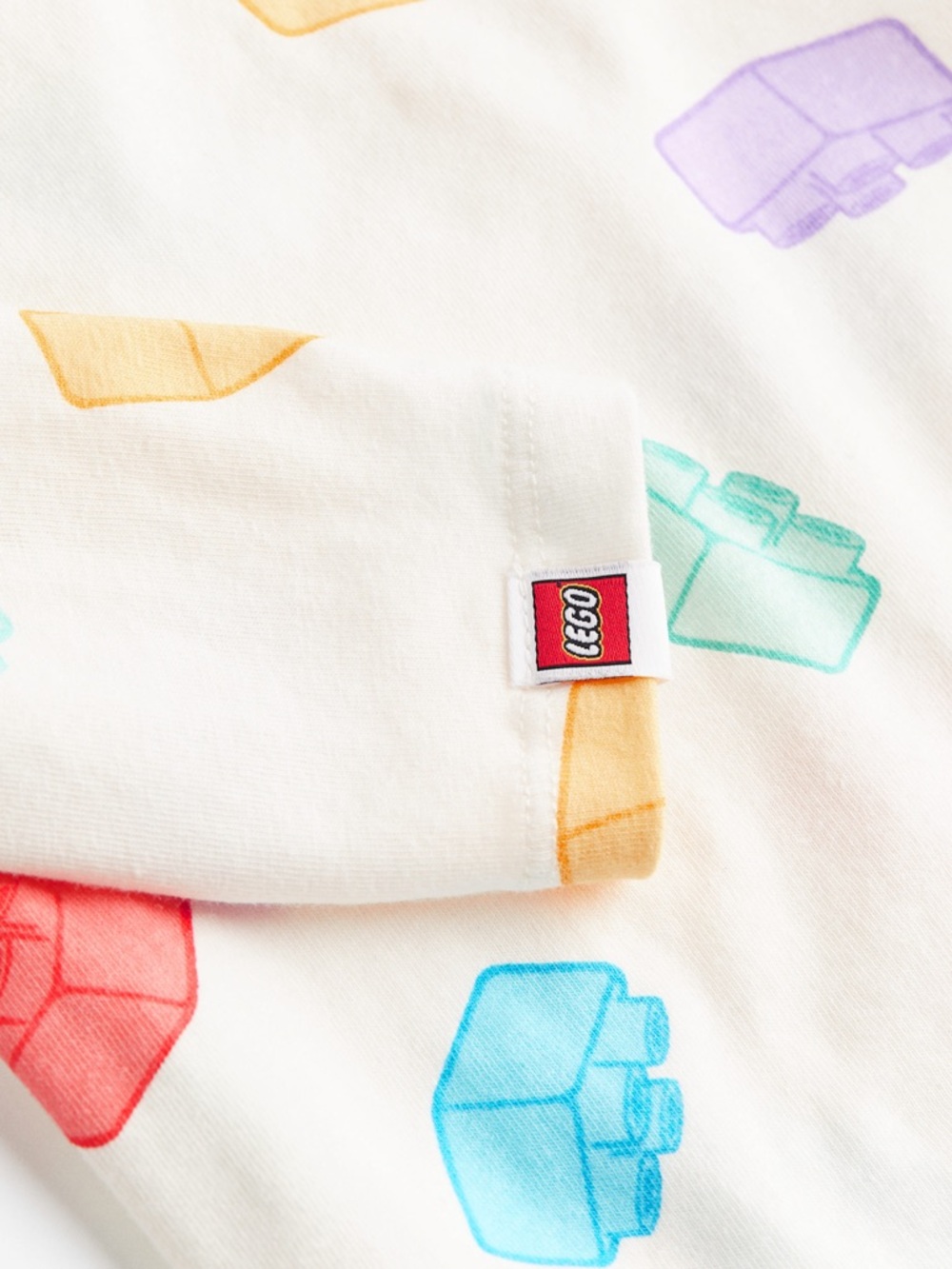 H&M Lego Duplo Patterned Long-Sleeved Baby One-Piece Bodysuit Size 18 Months - Picture 5 of 10